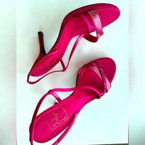 Ladies Nina pink berry heels size 8